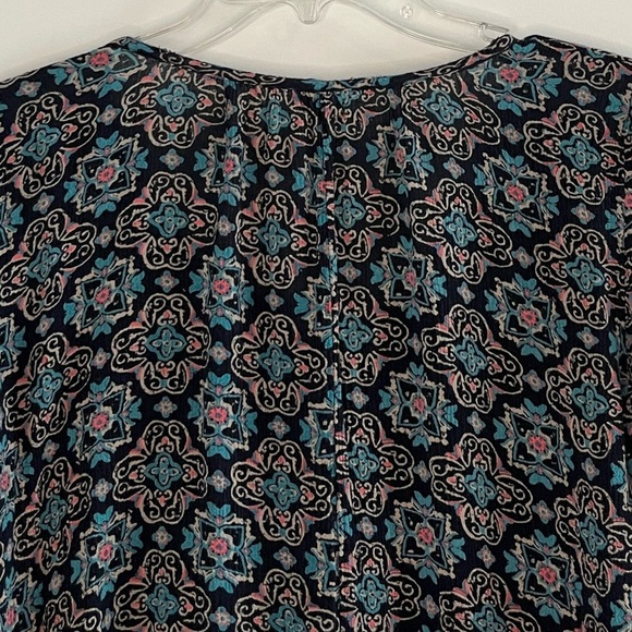 Hollister Boho Lace Floral Babydoll Top Bell Sleeve Size M Peasant Y2K Festival - Picture 7 of 13